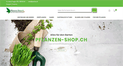 Desktop Screenshot of pflanzen-shop.ch