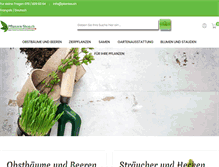 Tablet Screenshot of pflanzen-shop.ch